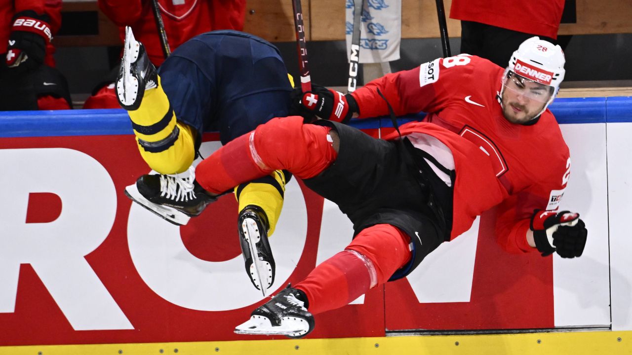 Eishockey-WM-Highlights: Üble Checks! Schweiz und Schweden teilen aus