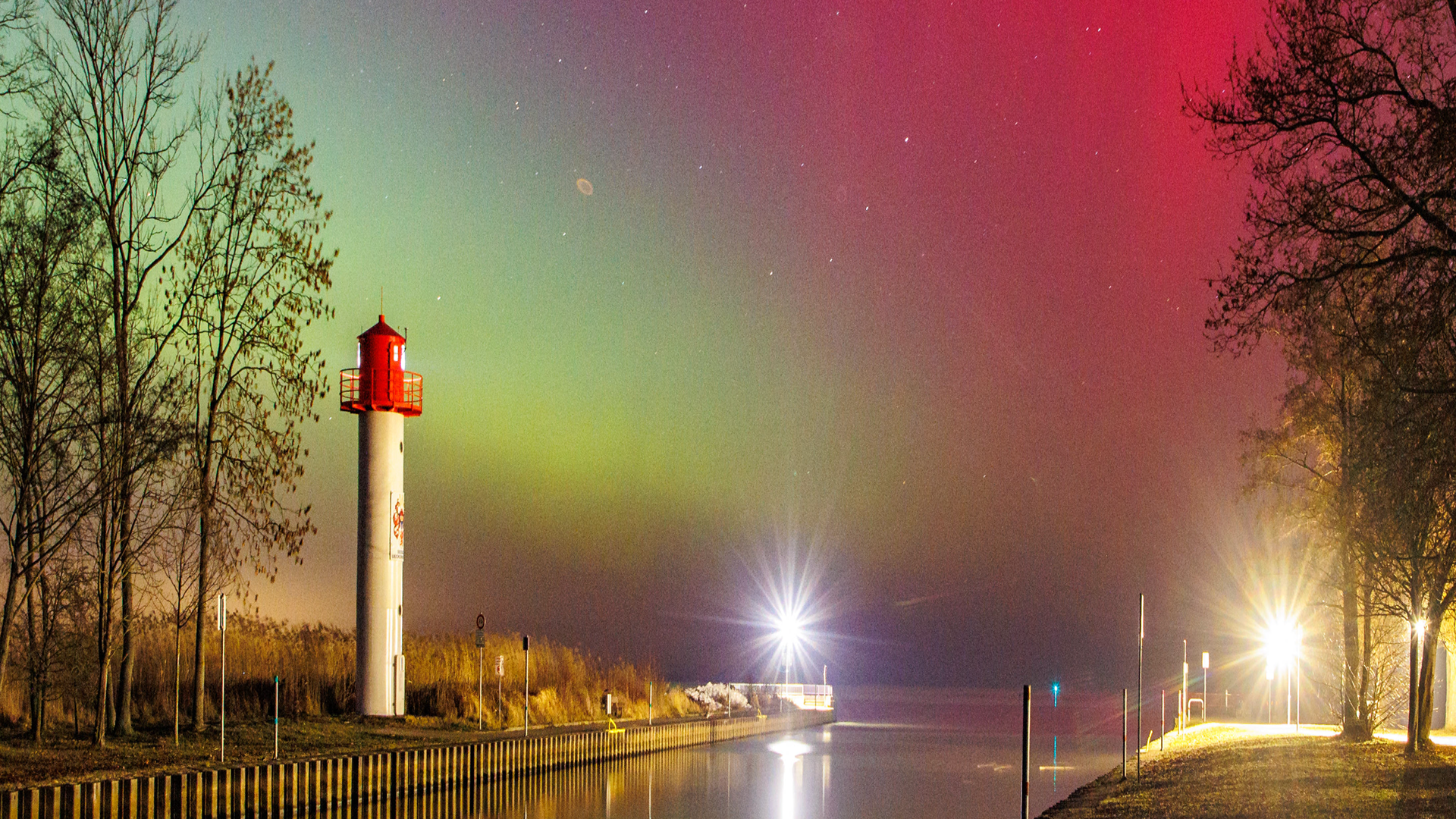 Polarlichter über Deutschland