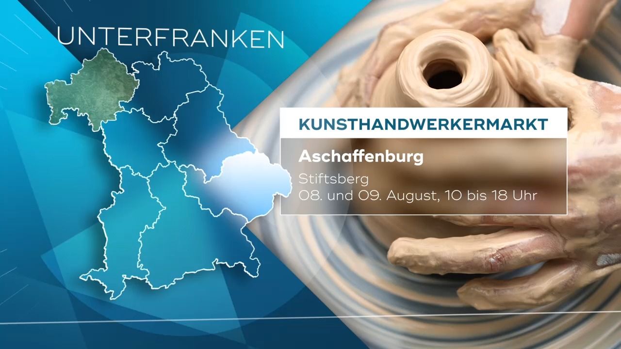 Mein Bayern erleben - Freizeittipps:  Kunsthandwerkermarkt bis Freilichtkino