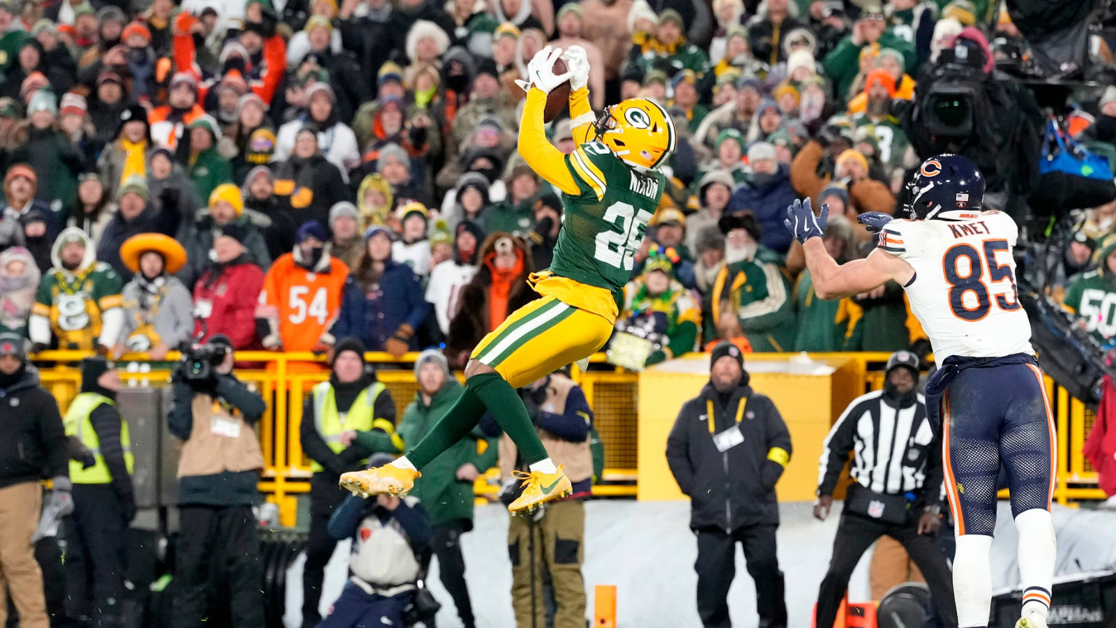NFL - Teamkollege feiert Packers-CB nach INT: "Wie Jesus"