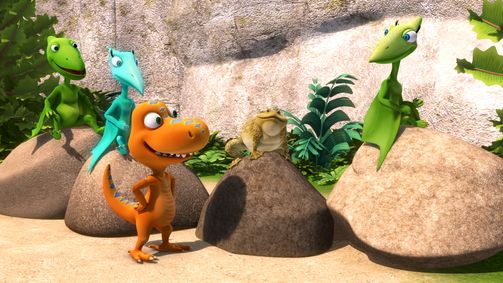 Dino-Zug Dino-Zug Folge 4: Benny, der Riesenfrosch / Dennis kommt zu Besuch