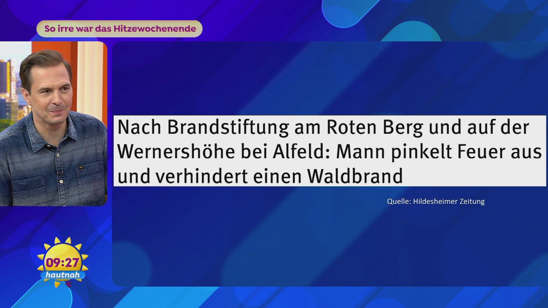 So irre war das Hitzewochenende