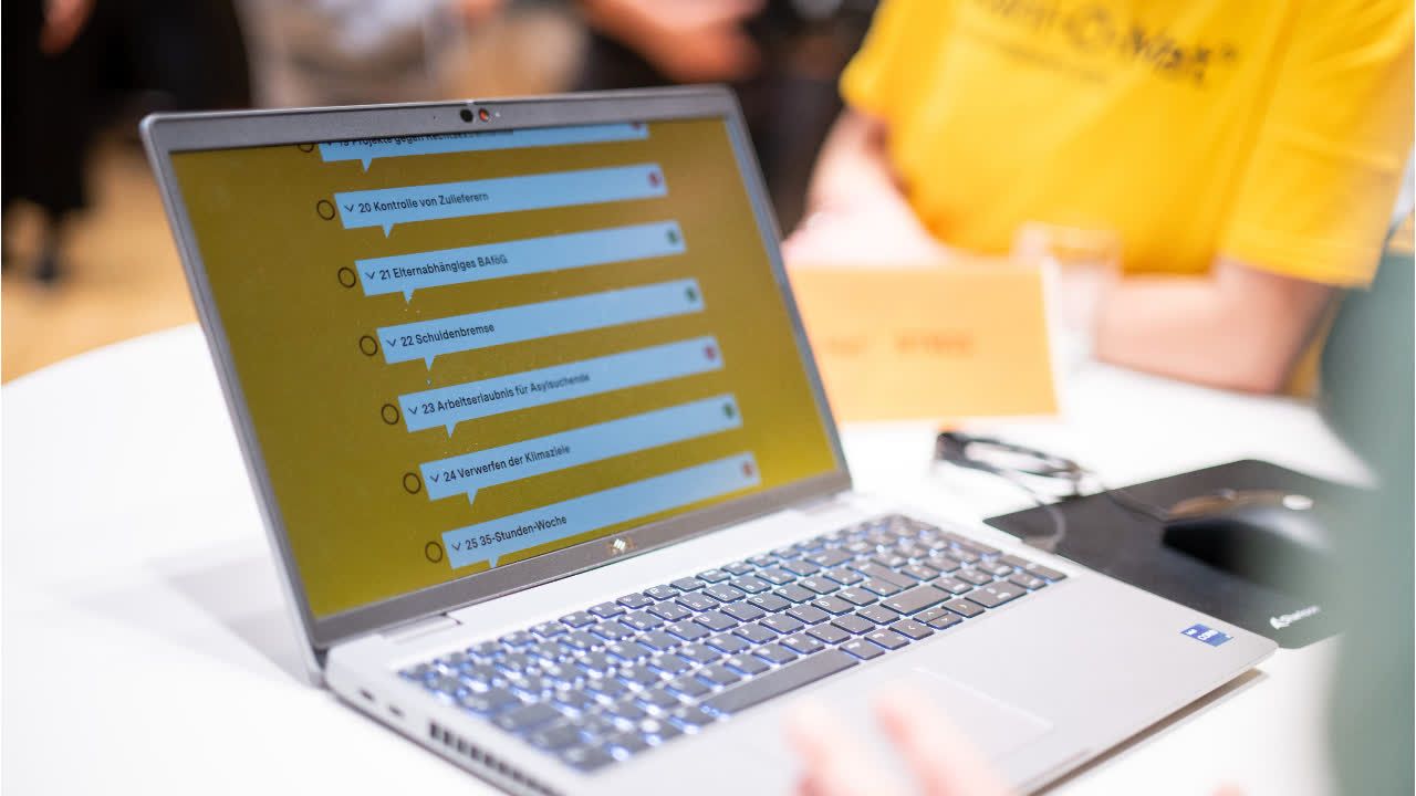 Wahl-O-Mat: Mit wenigen Klicks herausfinden, welche Partei passt
