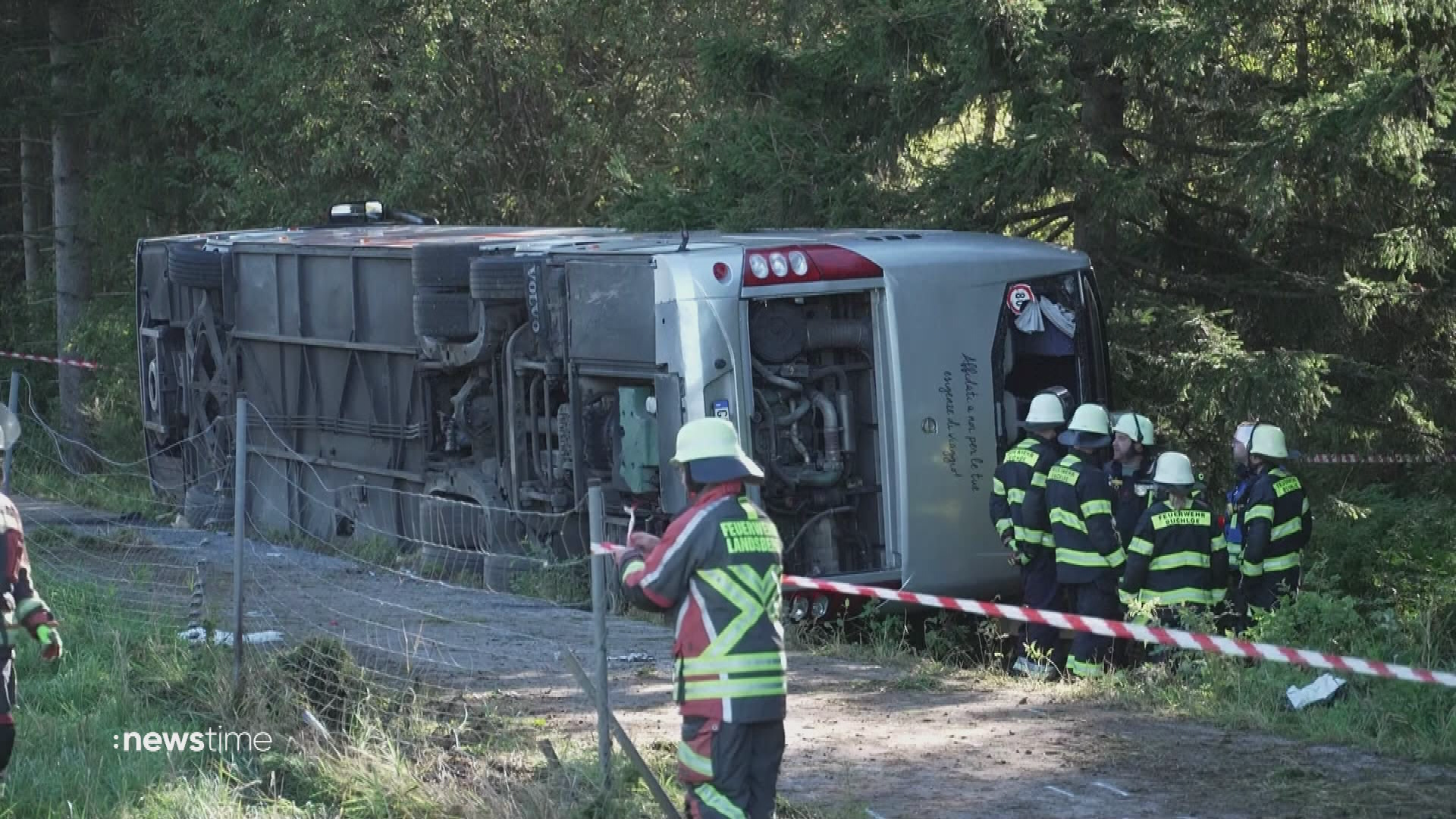 Busunglück in Bayern mit Todesopfern