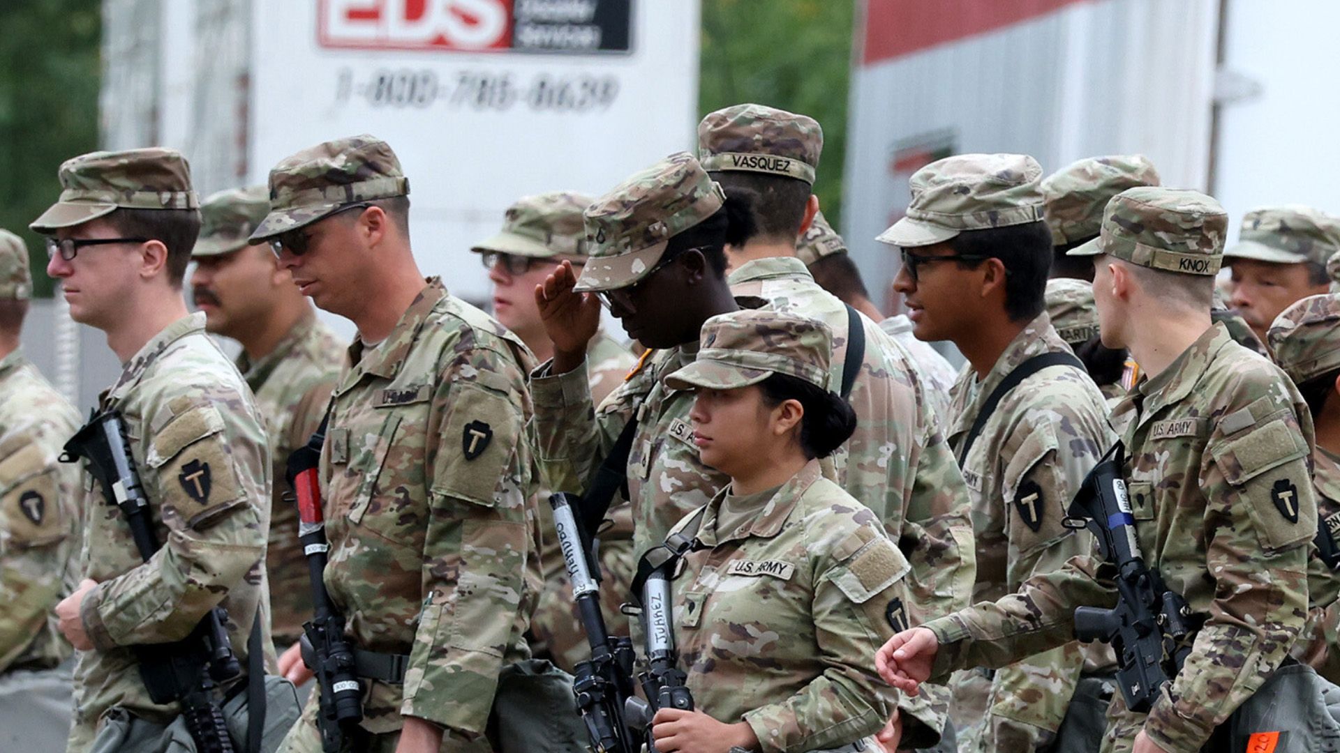 Nationalgarde marschiert in Illinois ein