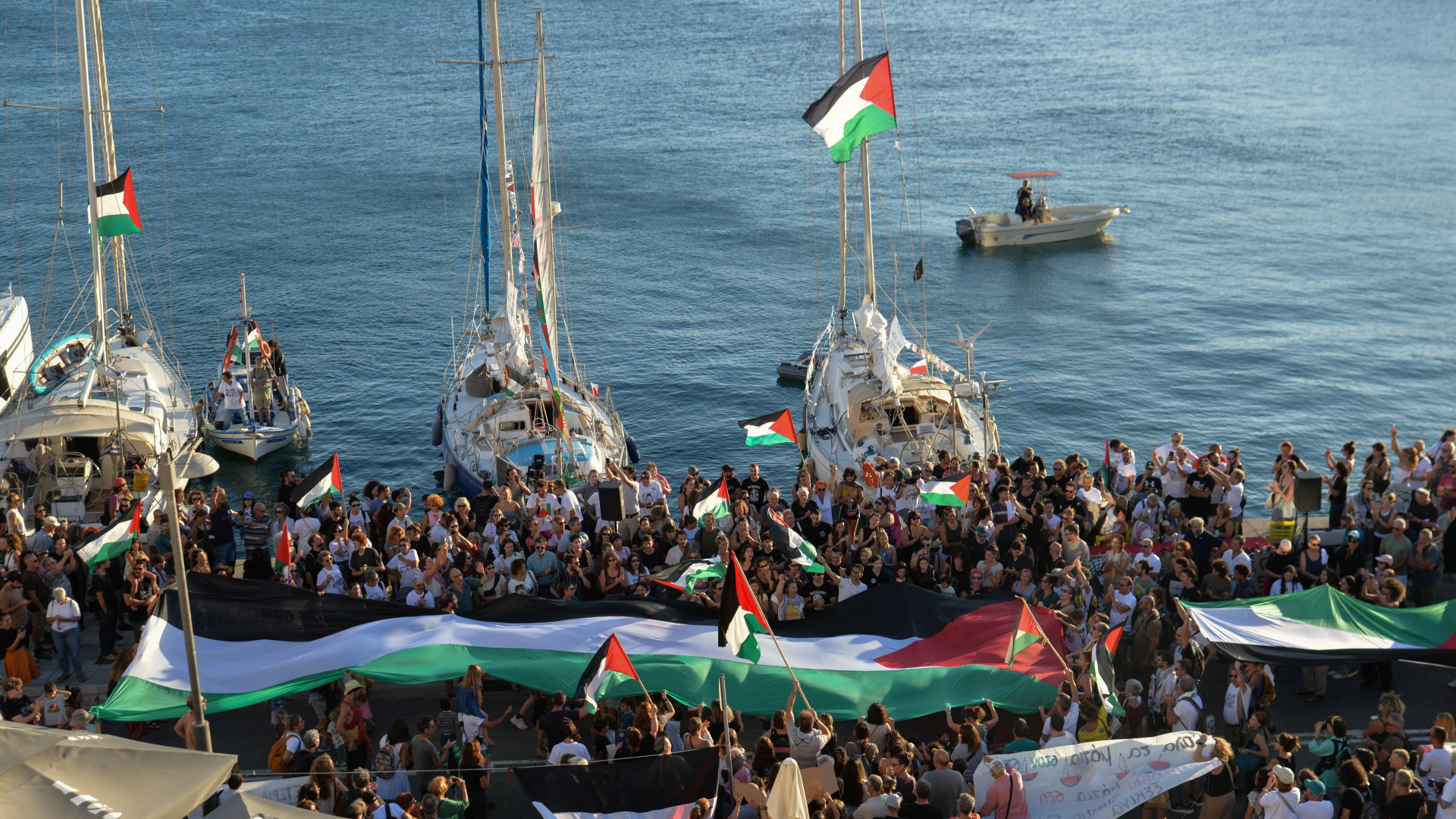 Unterstützung für Gaza-Hilfsflotte