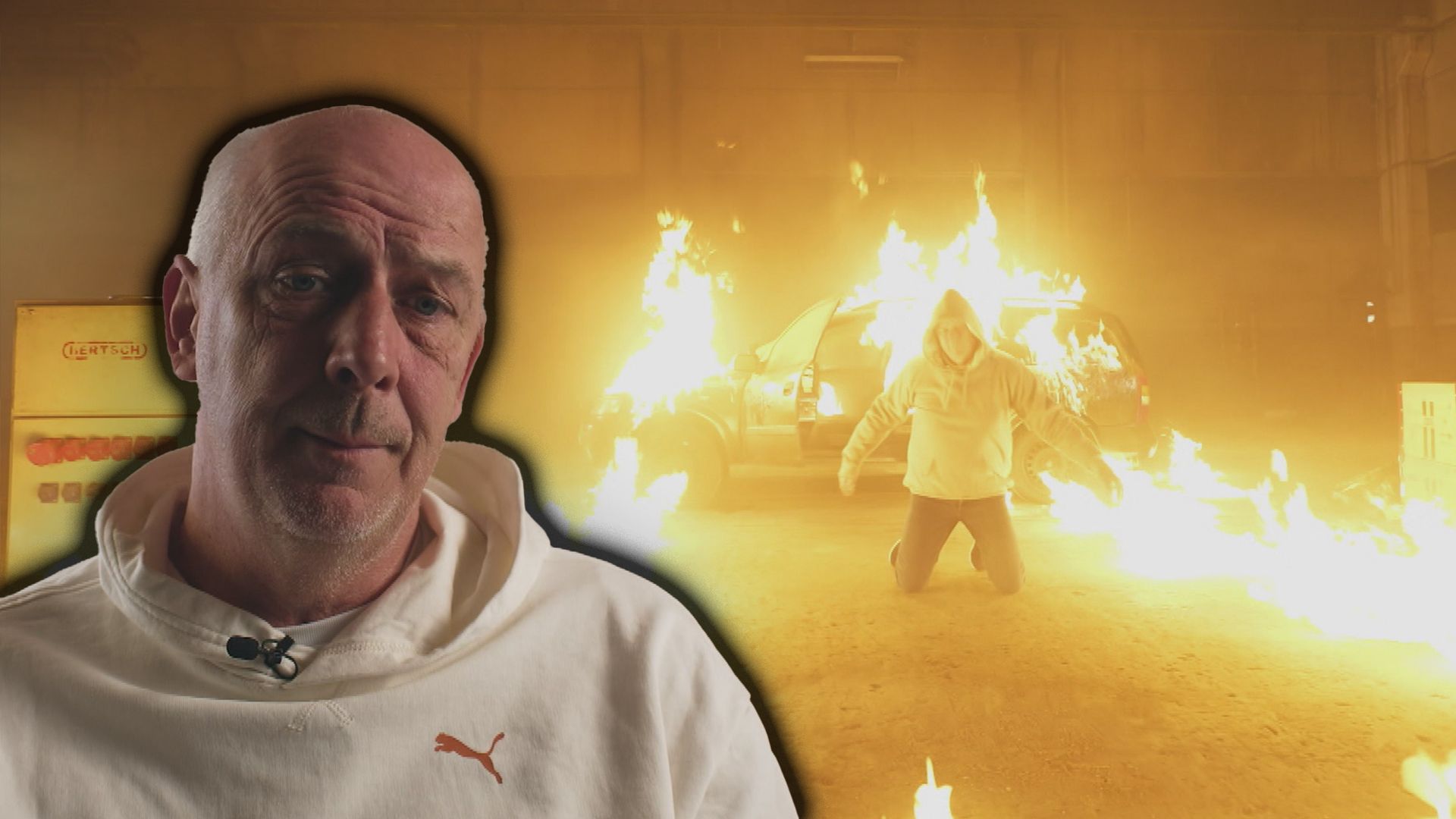 Mario Basler performt gefährlichen Stunt in "Klaas der Film"