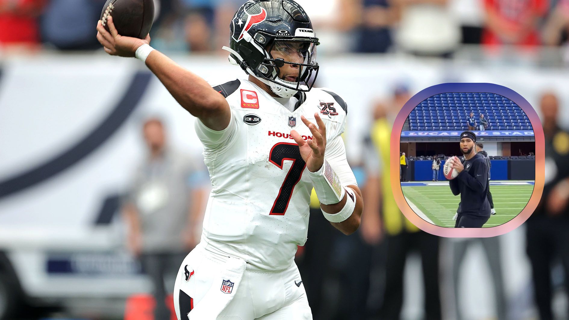 NFL: Stroud überrascht mit ungewöhnlichem Warm-up