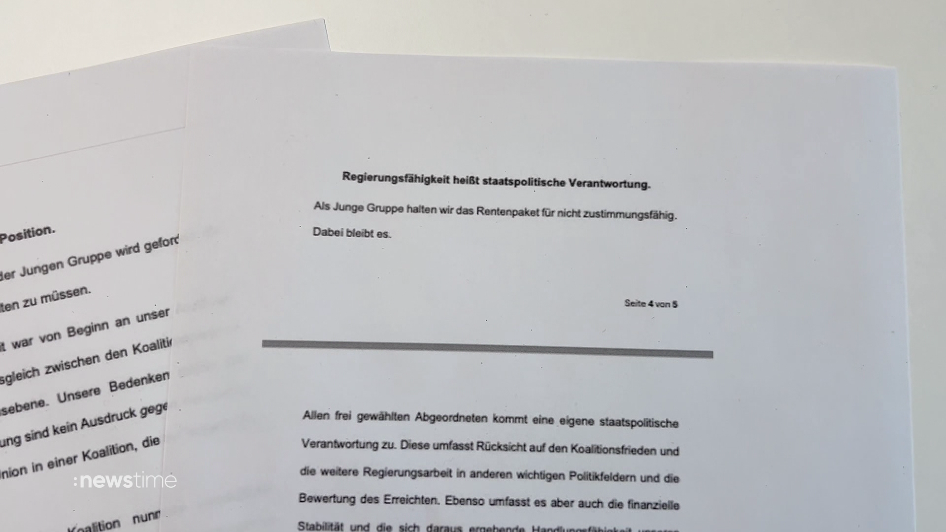 Renten-Krimi: Junge Union bleibt stur