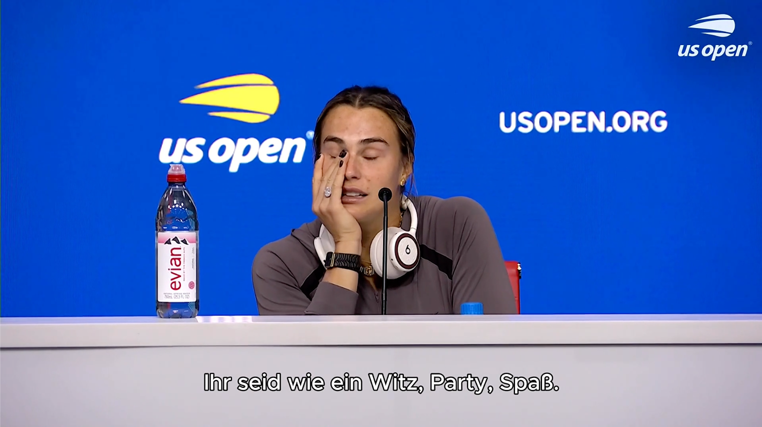 US Open: Sabalenka legt sich mit Reporter an - "Ihr seid ein Witz"