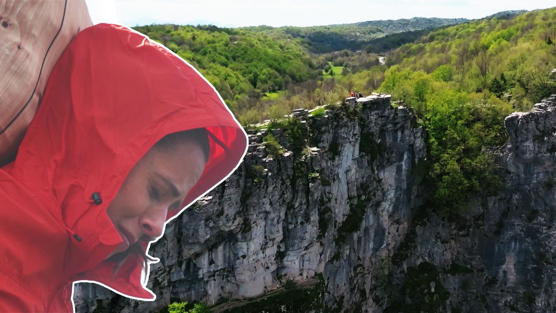 Hält ein Klebeband Vanessa Mai über der tiefsten Schlucht?