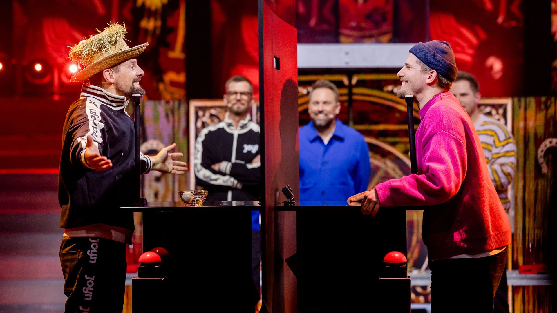 Das Staredown-Duell gegen die Wolter-Zwillinge