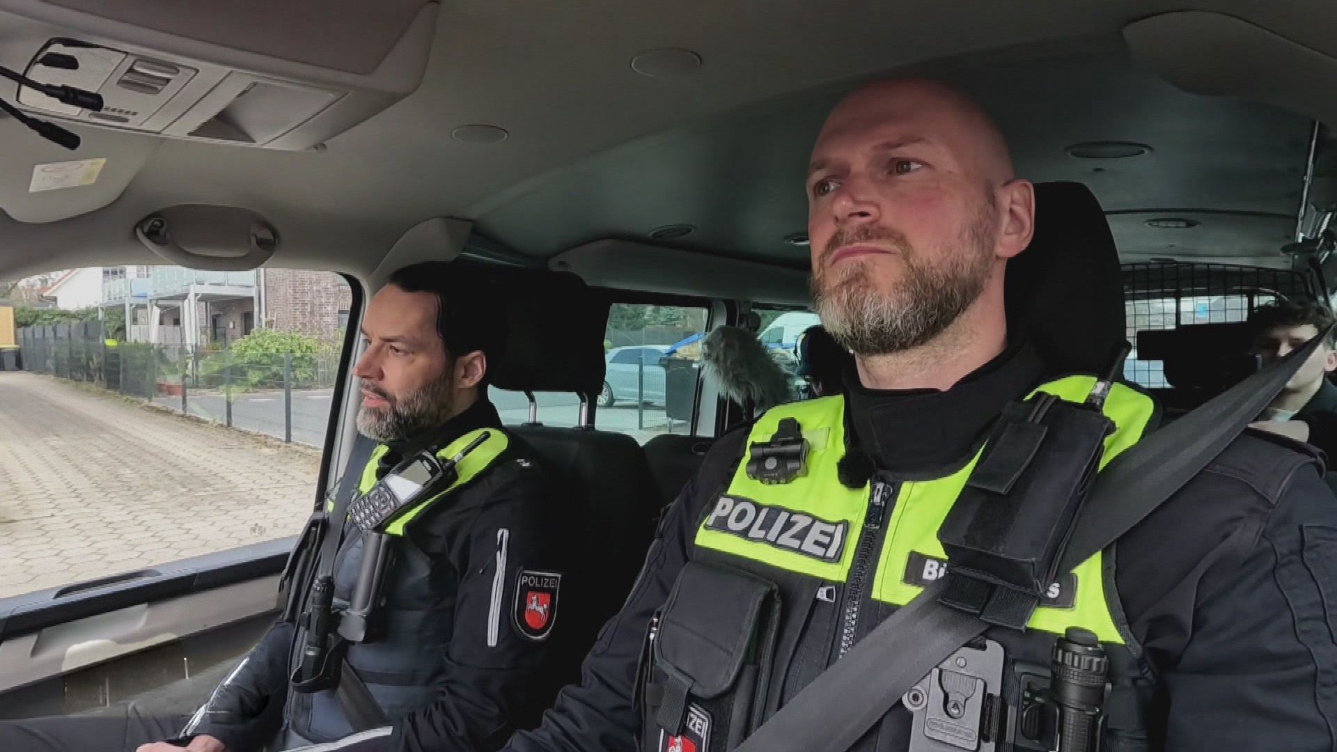 Tatortermittlung beim Streifendienst der Harburger Polizei