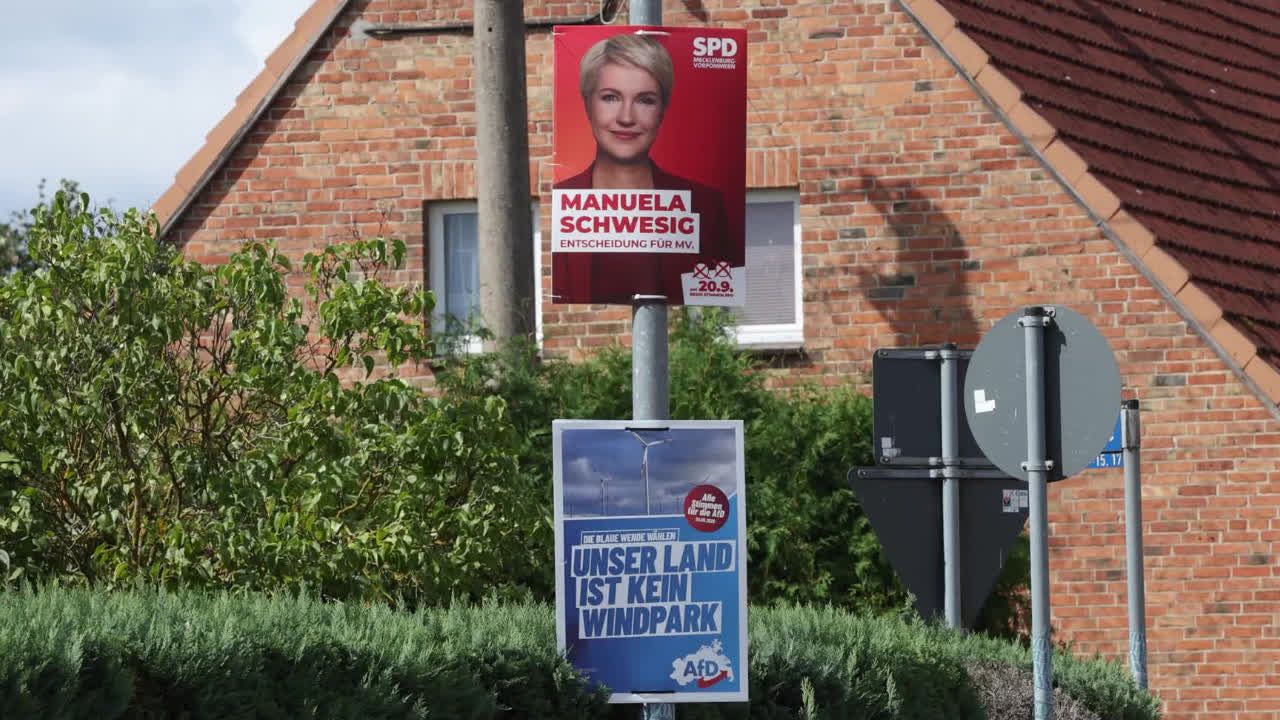 Wahlkrimi in MV: SPD kommt AfD näher