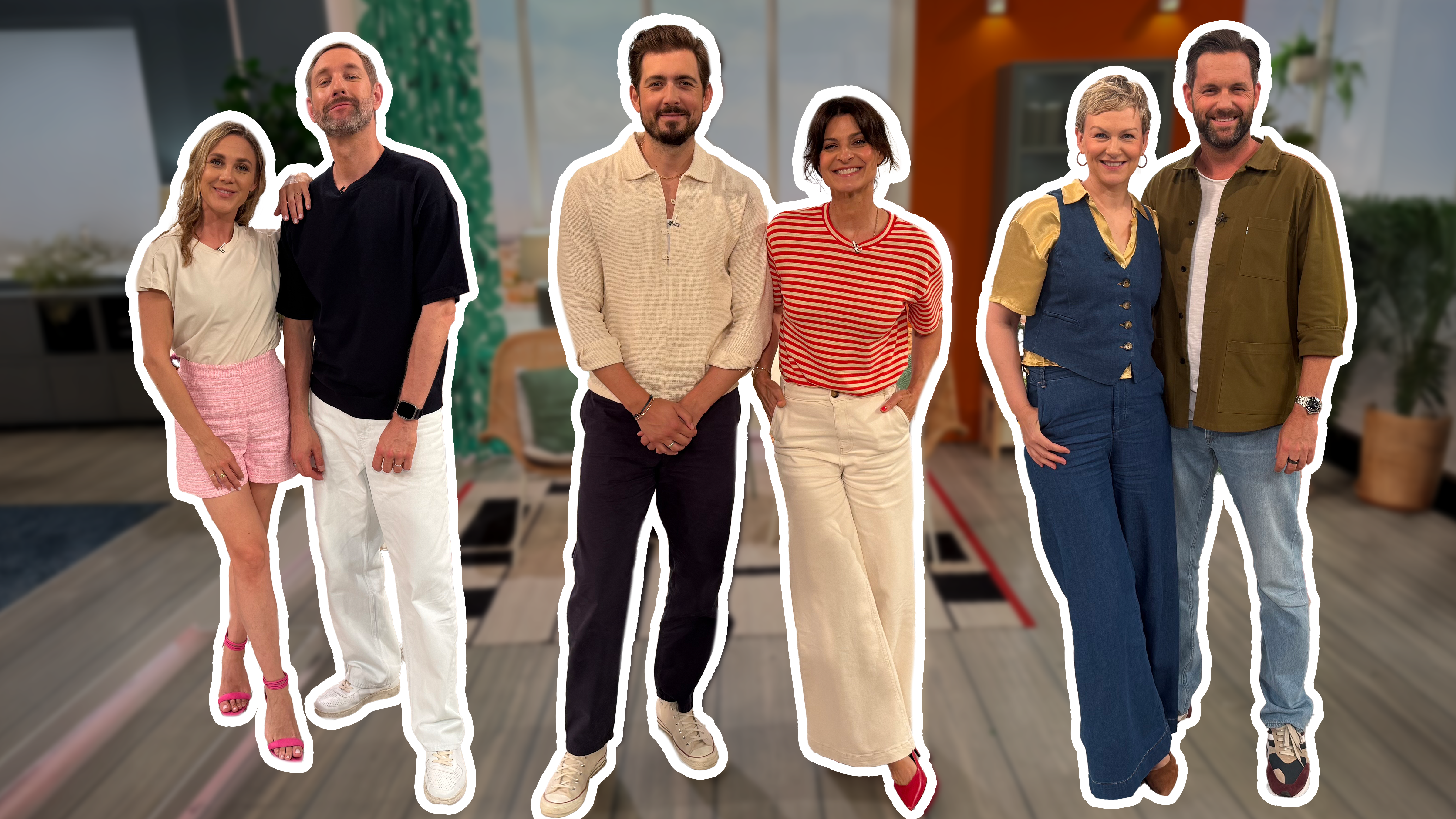 "SAT.1-Frühstücksfernsehen" im Juli: Die sommerlichen Outfits der Moderator:innen von heute