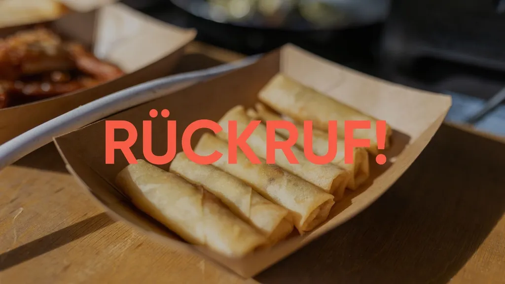 Rewe-Rückruf: Hähnchen in vegetarischen Frühlingsrollen