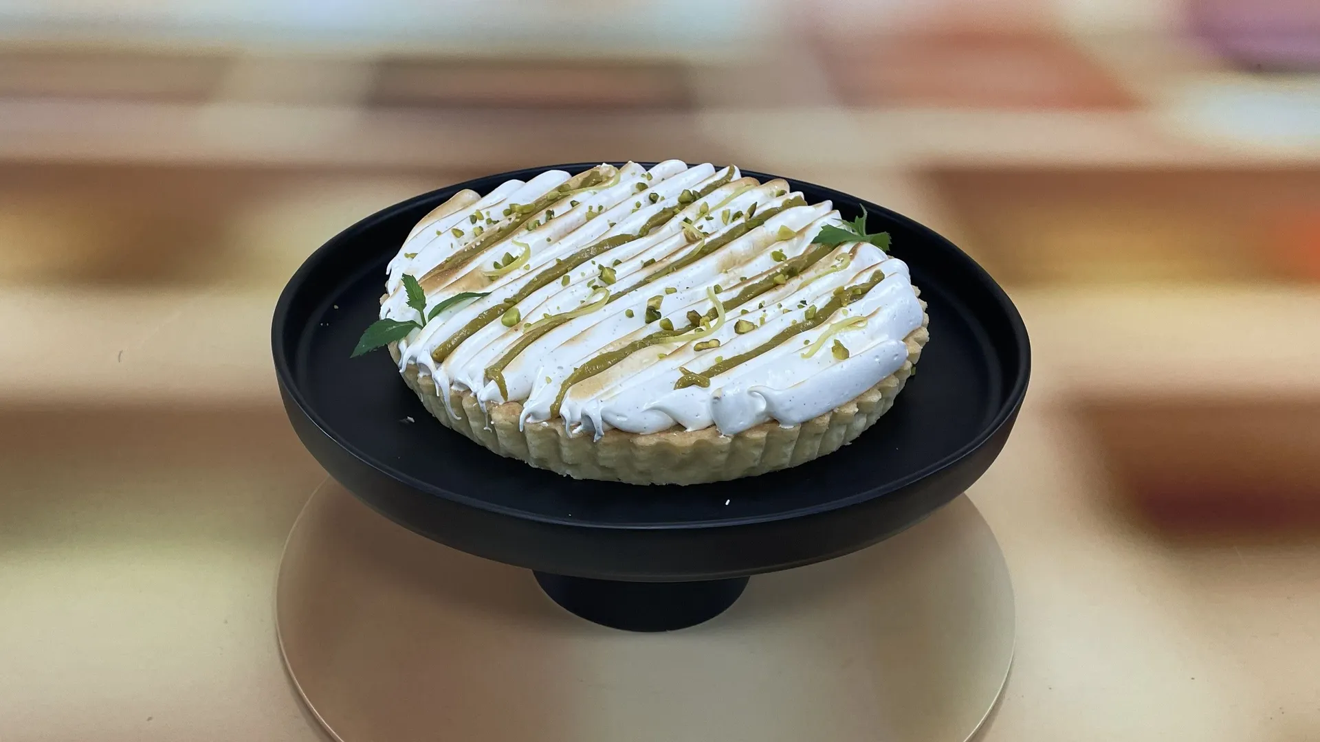Rezept aus "Das große Backen": Pistazien-Lemon-Curd-Tarte