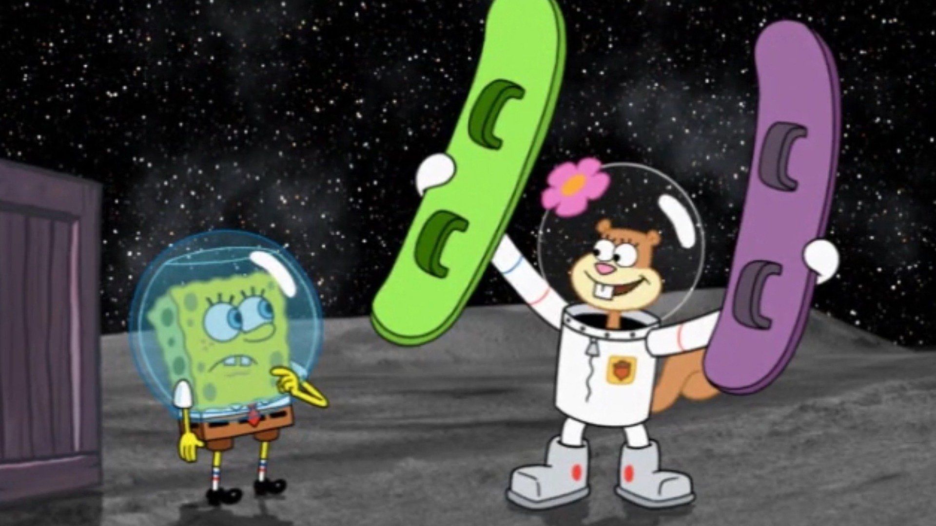 Der Schwamm im Mond / Mr. Krabs macht Ferien