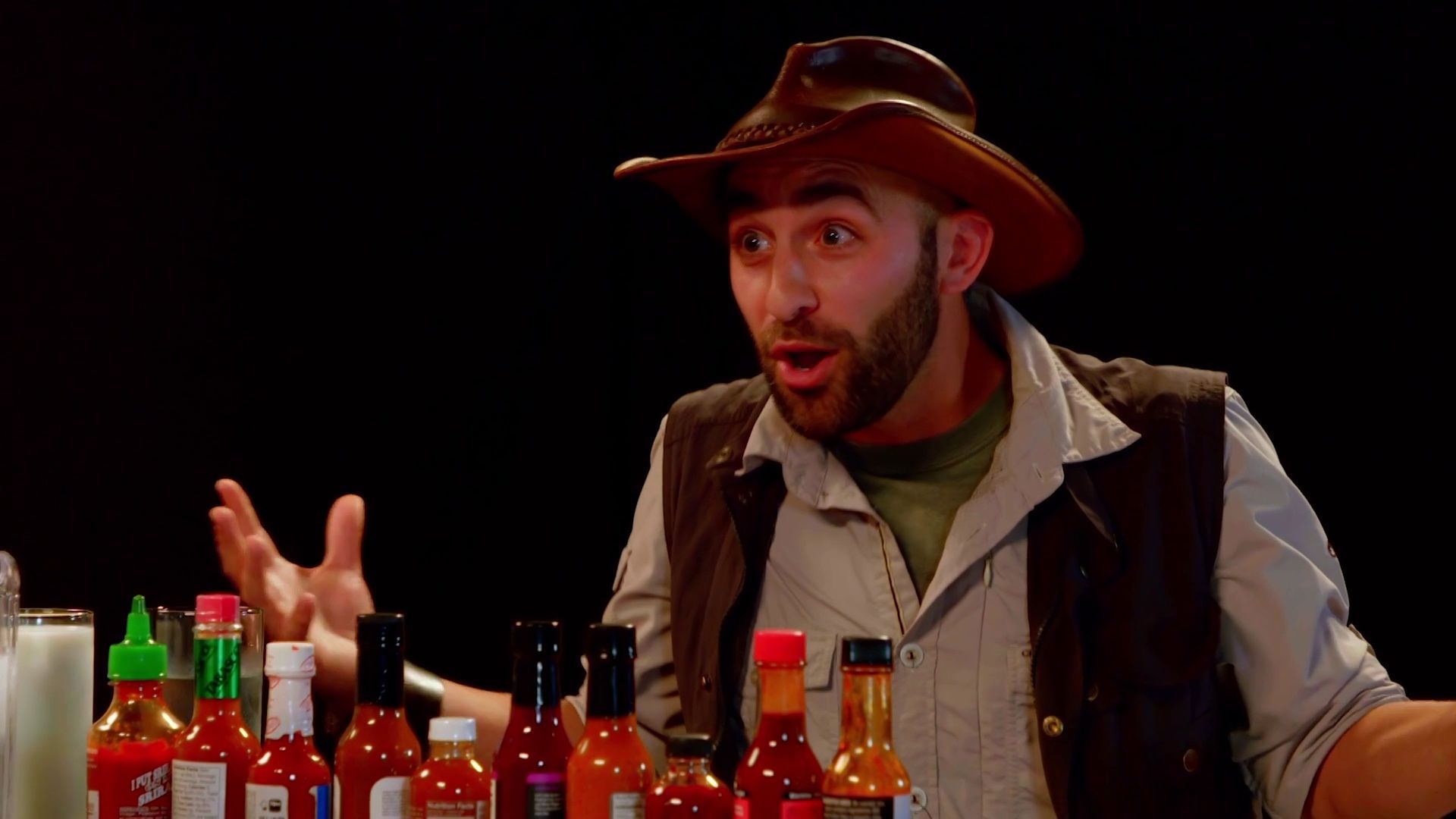 Coyote Peterson Gets STUNG by Spicy Wings