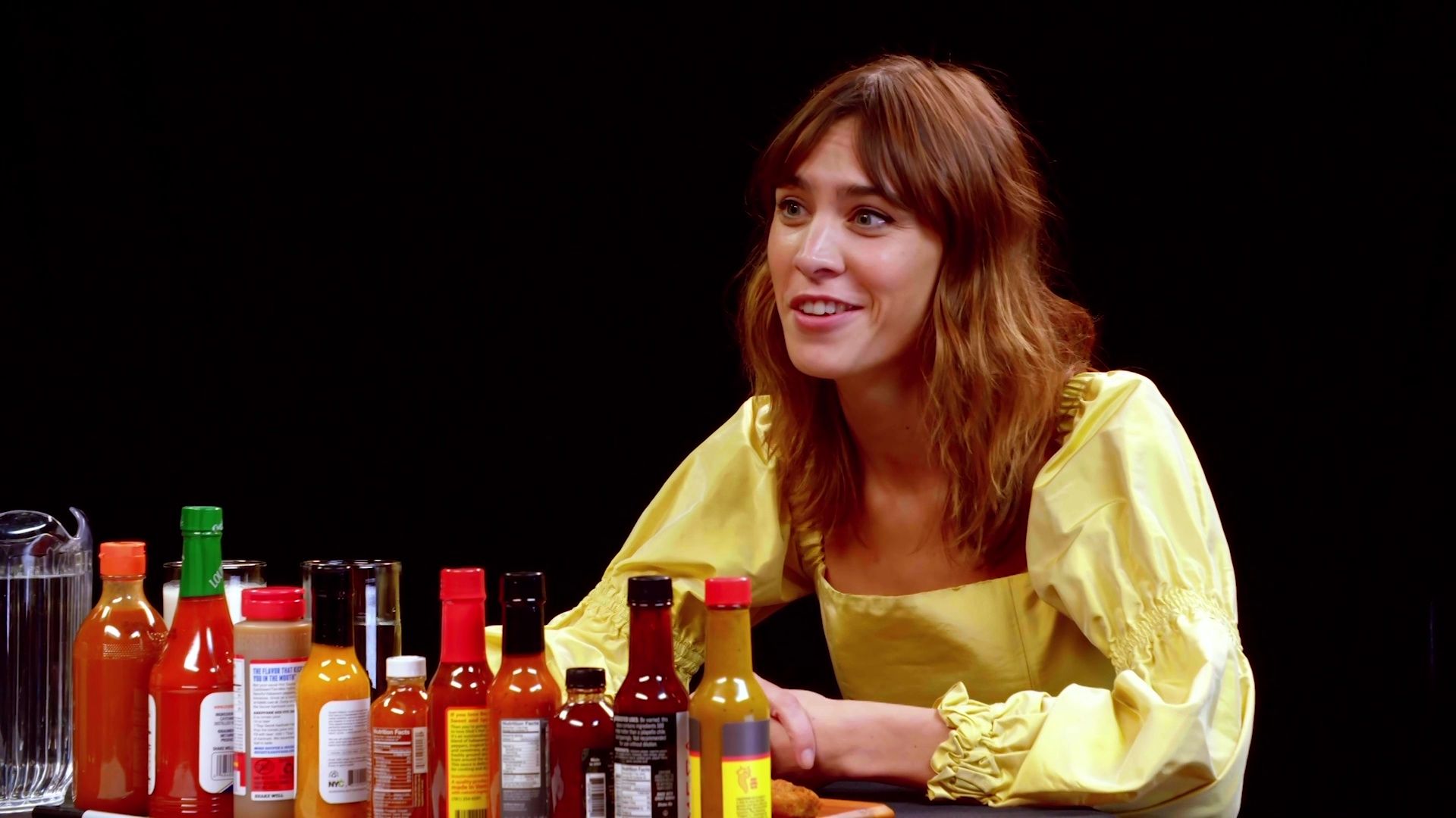 Alexa Chung Fears for Her Life While Eating Spicy Wings