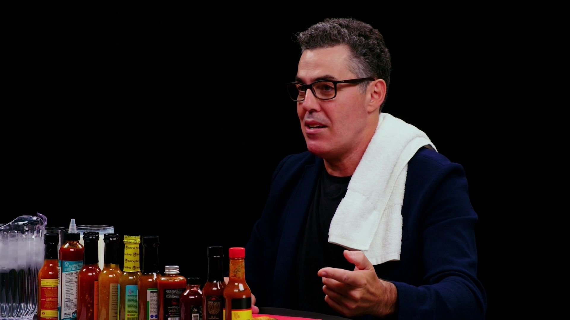 Adam Carolla Rants Like a Pro While Eating Spicy Wings