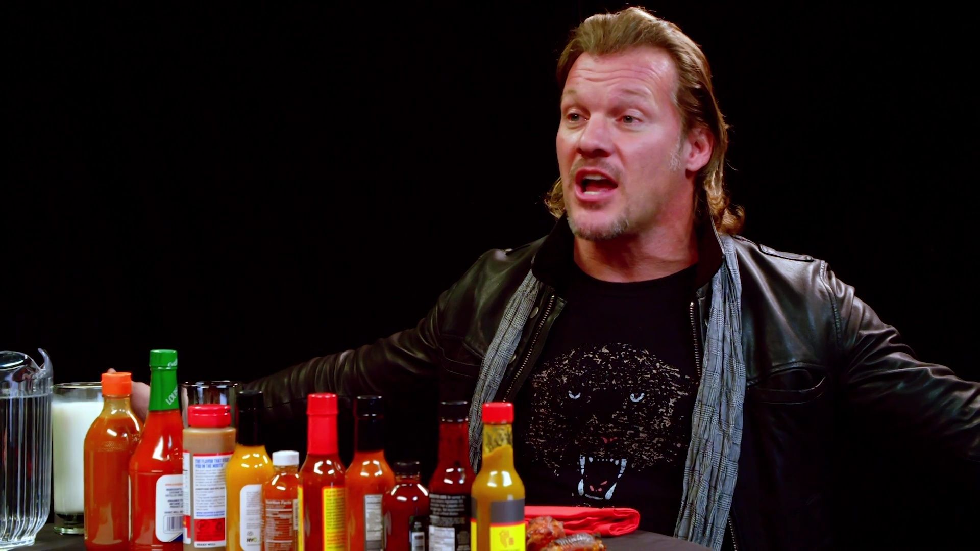 Chris Jericho Gets Body Slammed by Spicy Wings