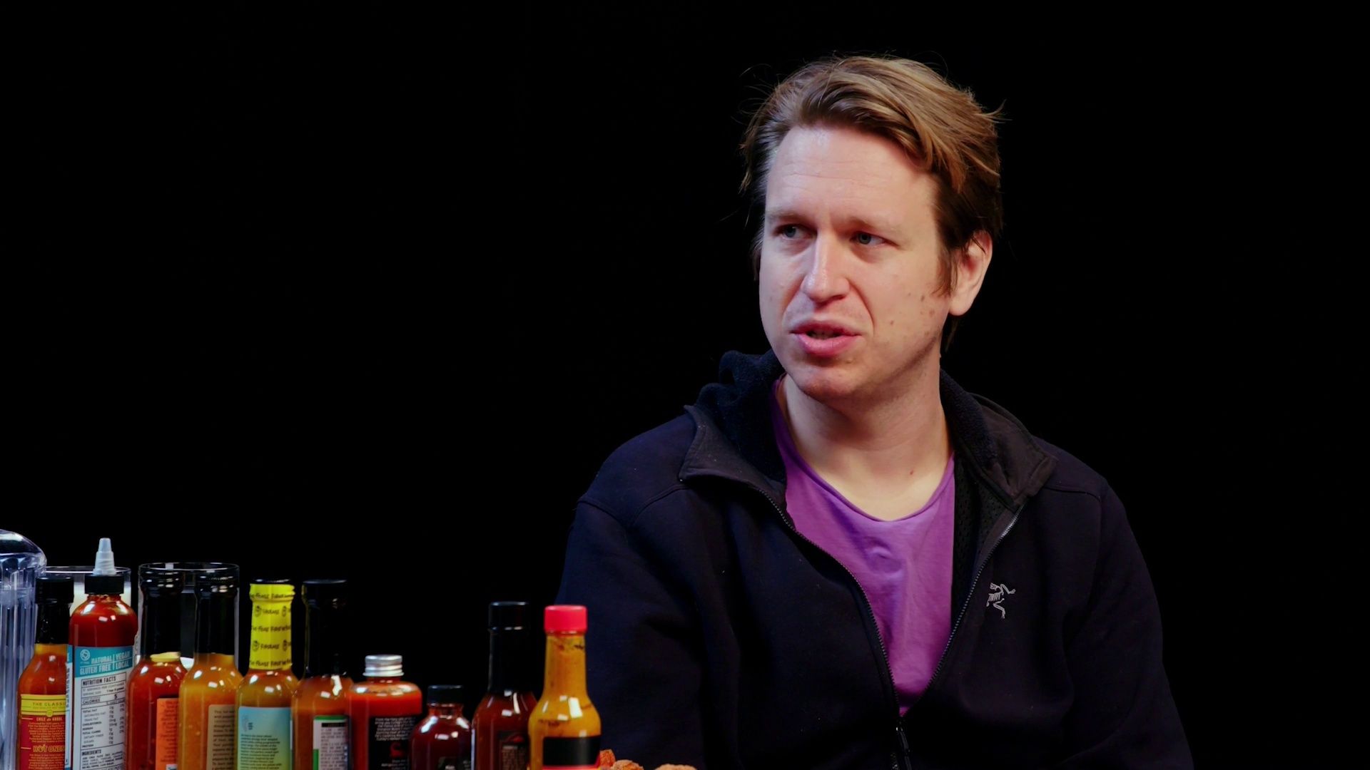 Pete Holmes Does Improv While Eating Spicy Wings