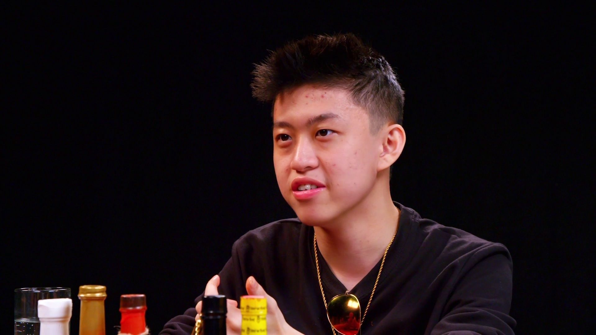 Rich Brian Experiences Peak Bromance While Eating Spicy Wings