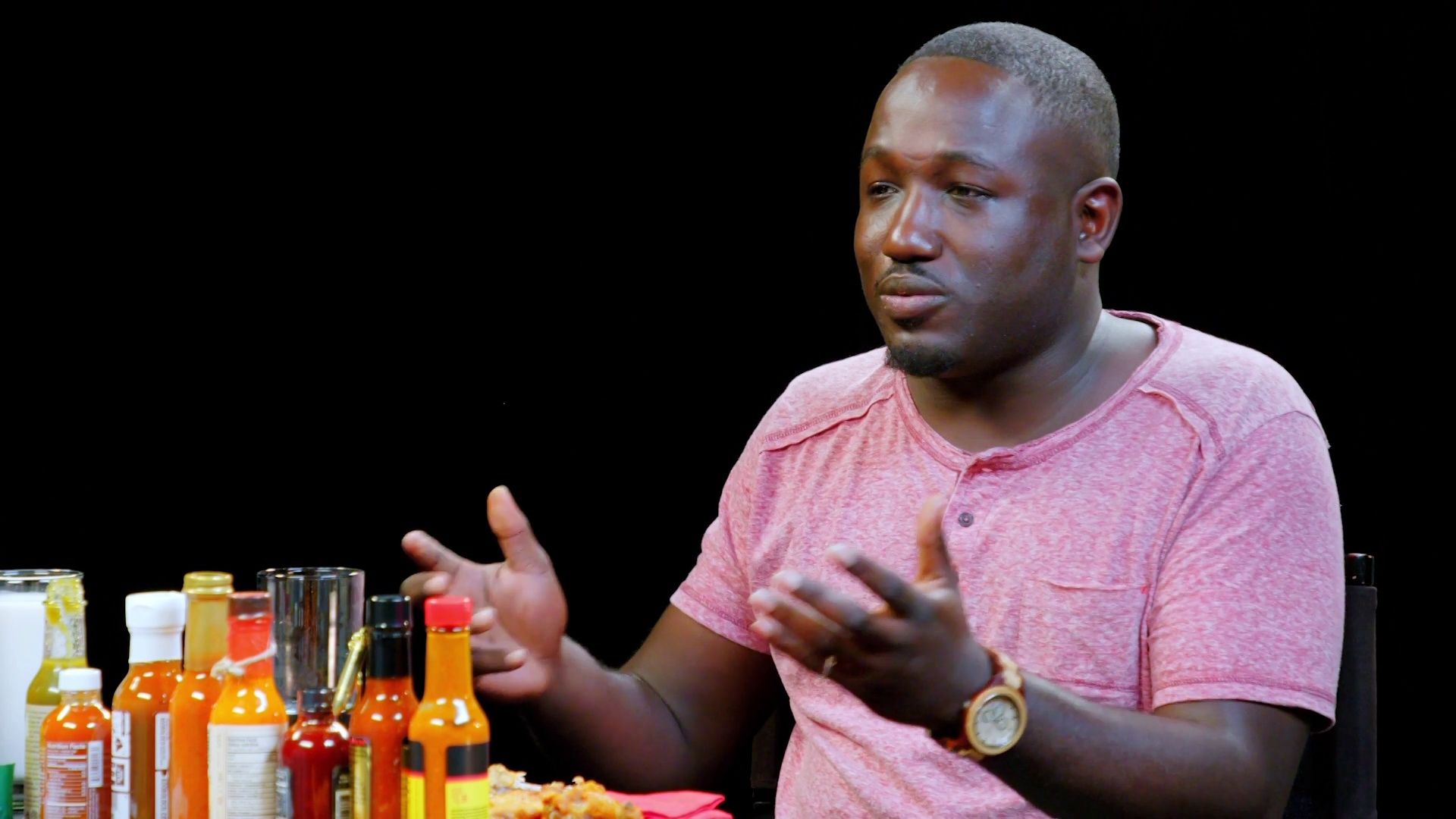 Hannibal Buress Freestyles While Eating Spicy Wings