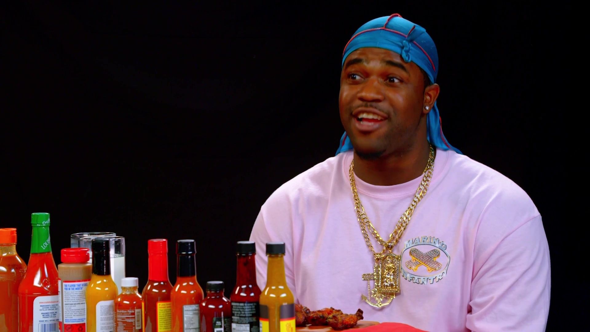 A$AP Ferg Harlem Shakes While Eating Spicy Wings