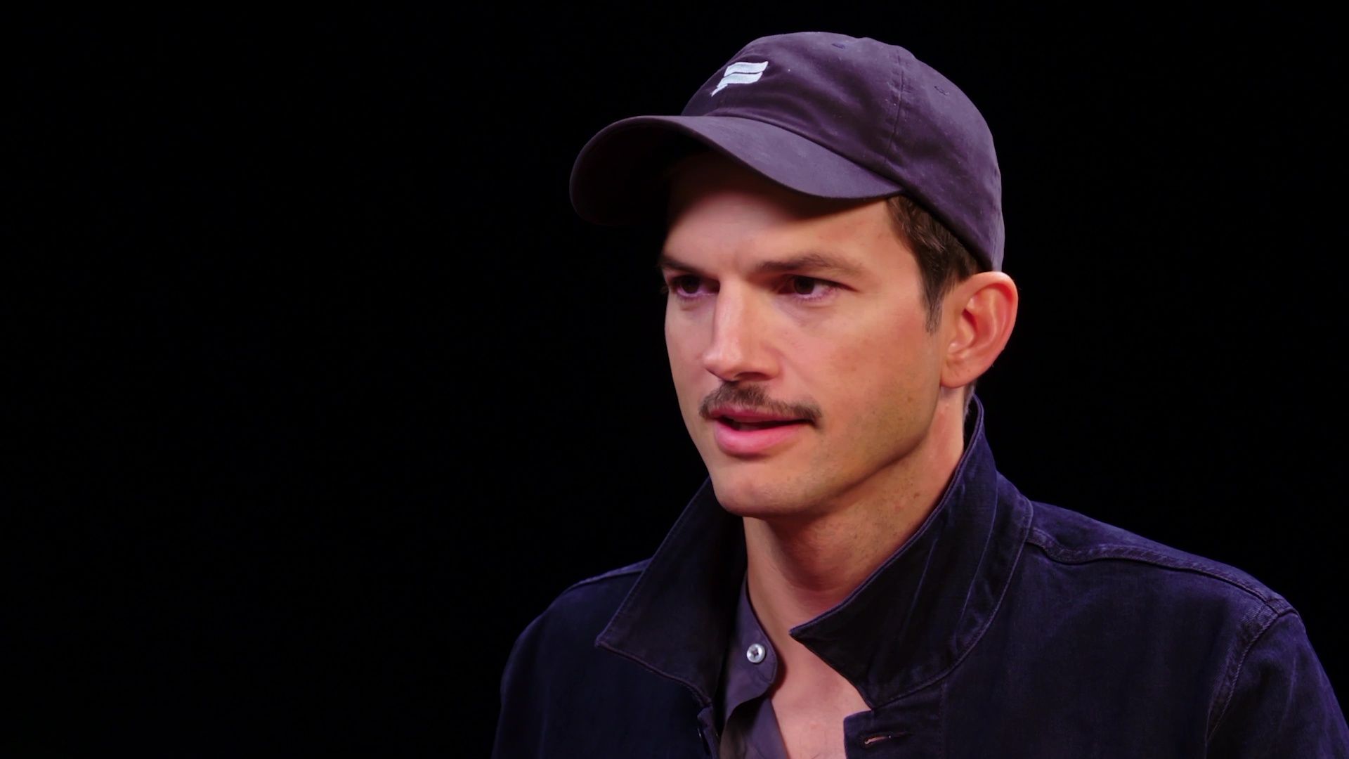 Ashton Kutcher Gets an Endorphin Rush While Eating Spicy Wings