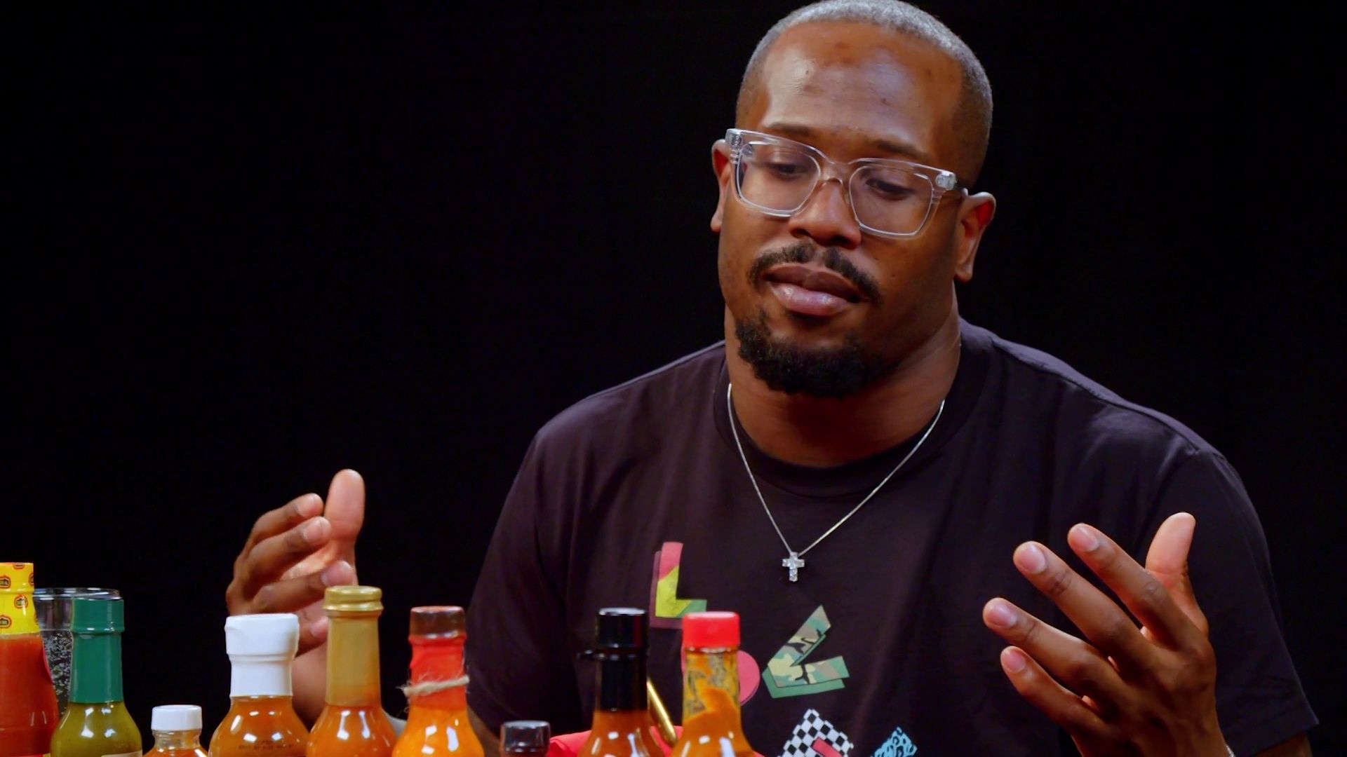 Von Miller Geeks Out Over Spicy Wings