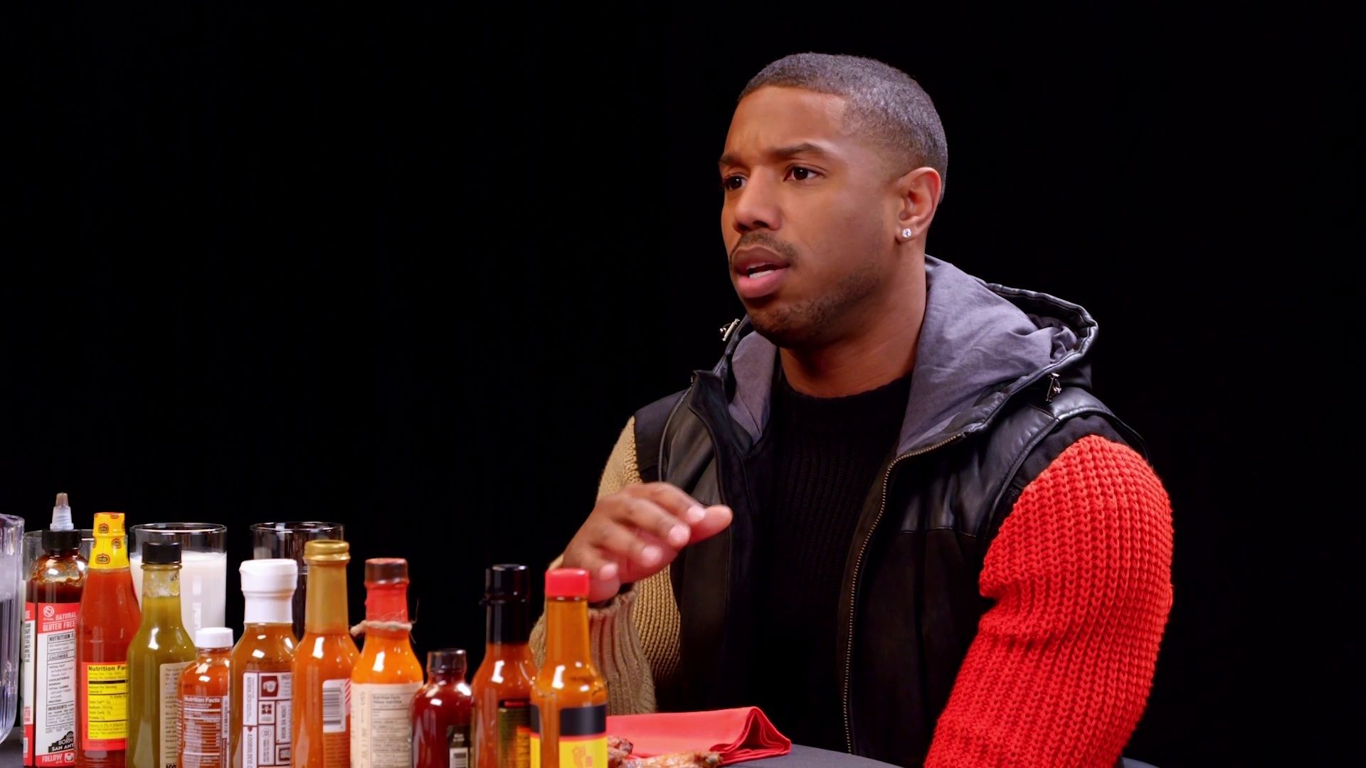 Michael B. Jordan Gets Knocked Out By Spicy Wings