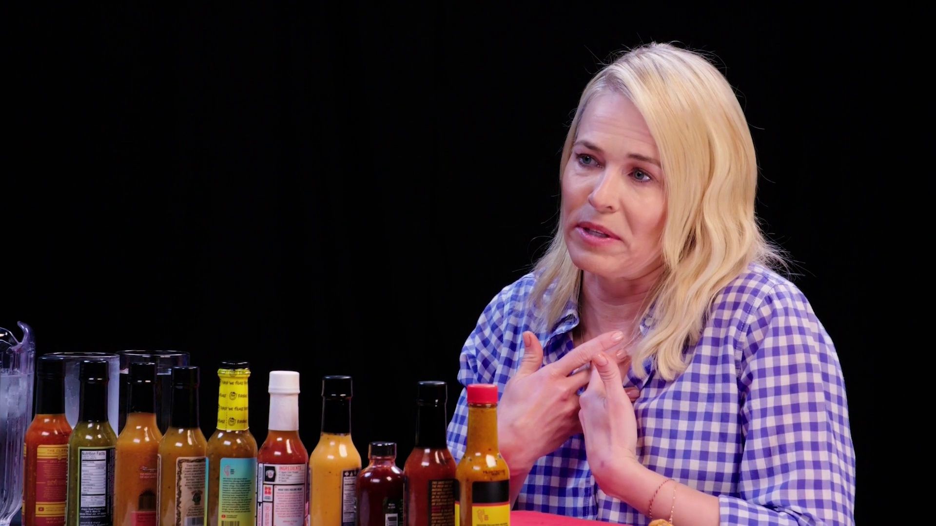 Chelsea Handler Goes Off the Rails While Eating Spicy Wings