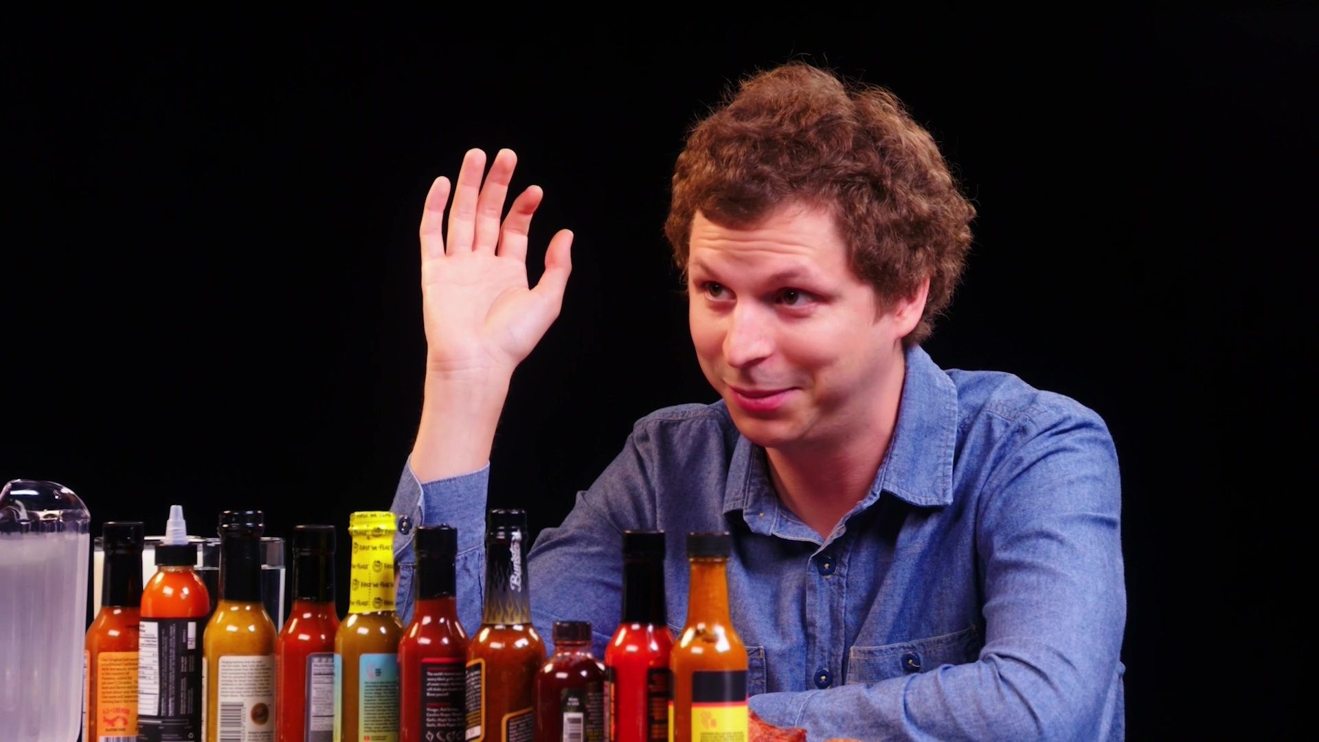 Michael Cera Experiences Mouth Pains While Eating Spicy Wings