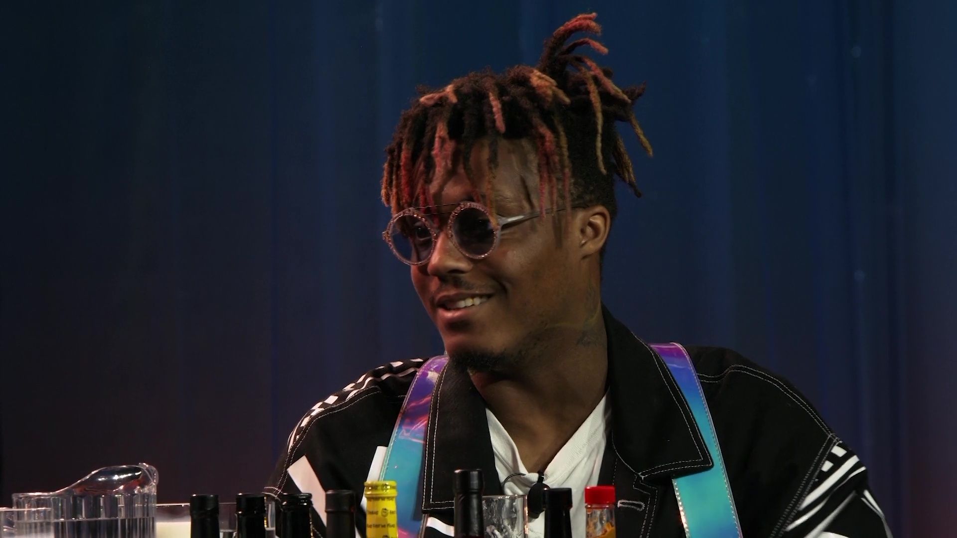 Juice WRLD Eats Spicy Wings LIVE