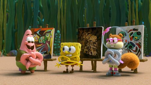 Kamp Koral: SpongeBobs Kinderjahre Staffel 1 Folge 19: Malen mit Thaddäus / Kamp Kuh