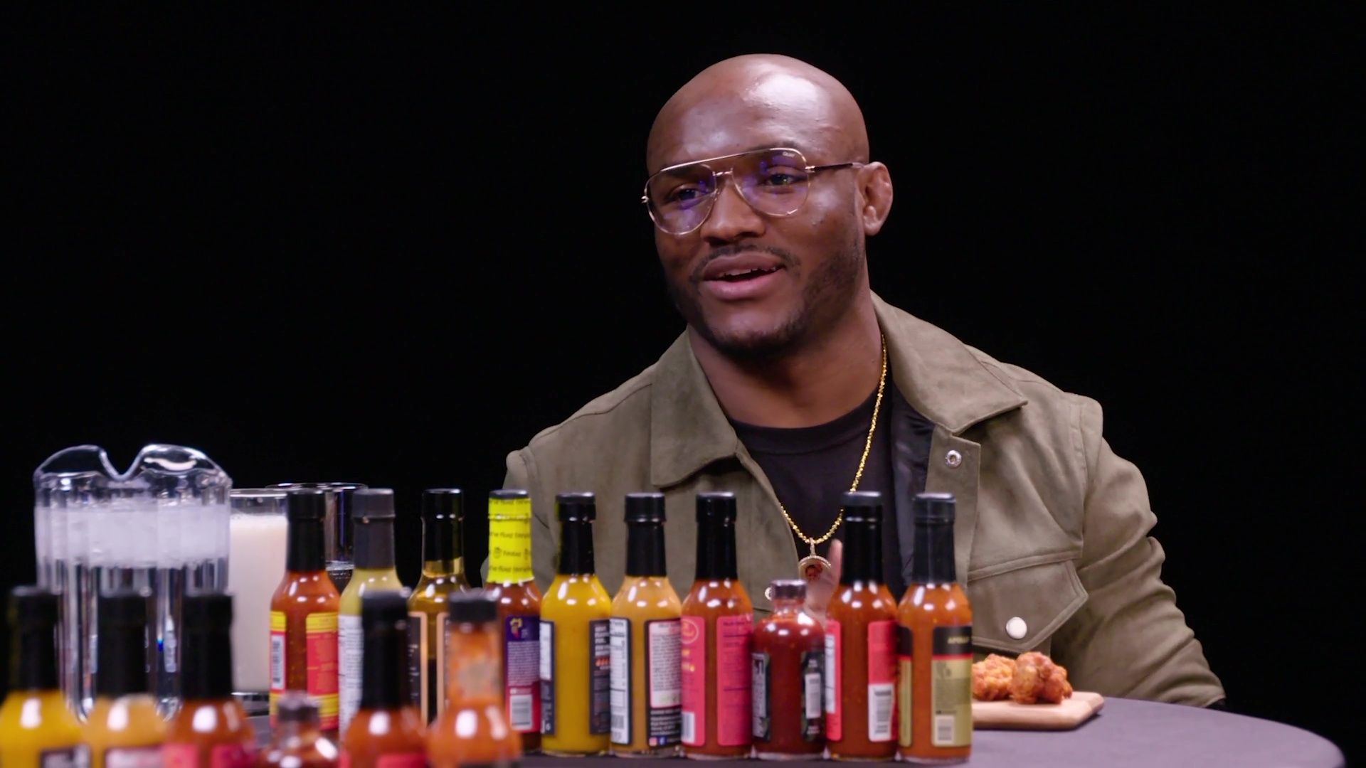 Kamaru Usman Goes to the Mat Against Spicy Wings