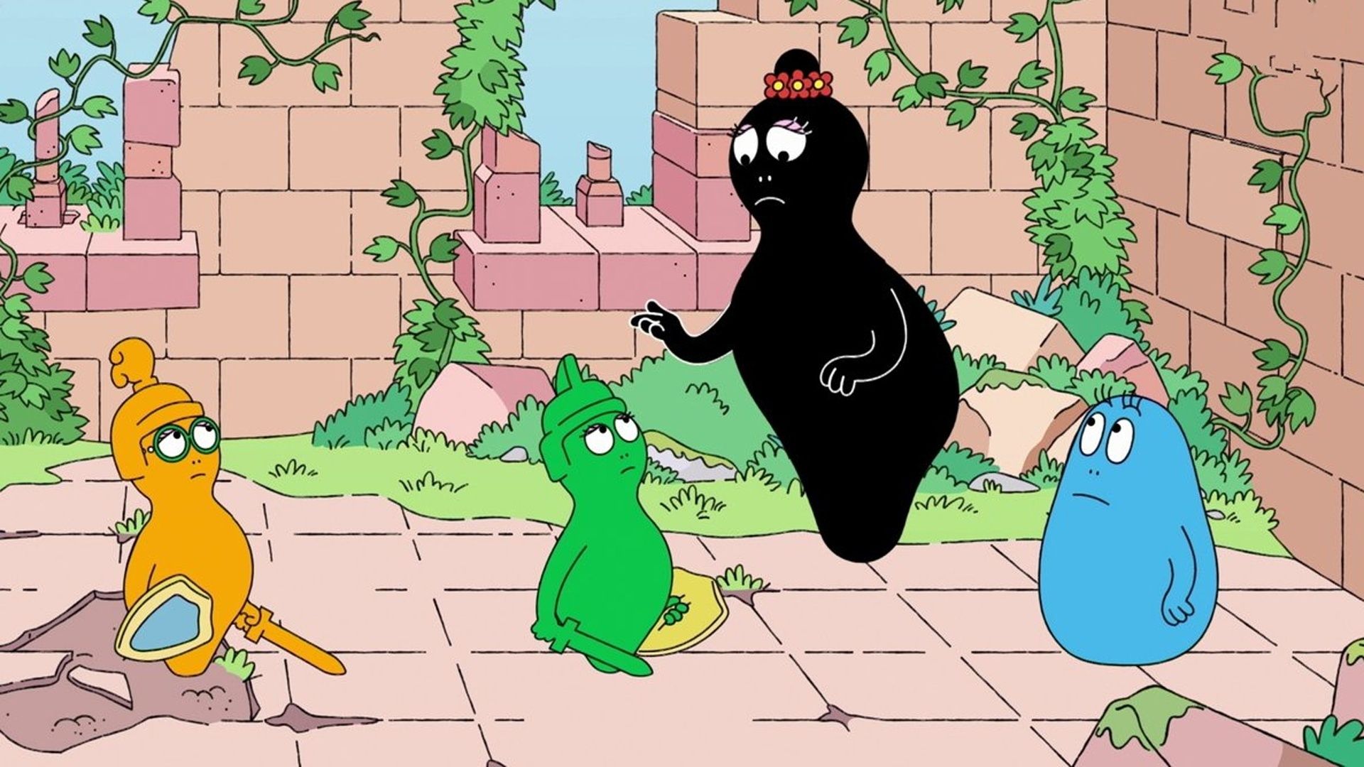 Barbapapas schöne Burg / Wo ist nur all der Sand?