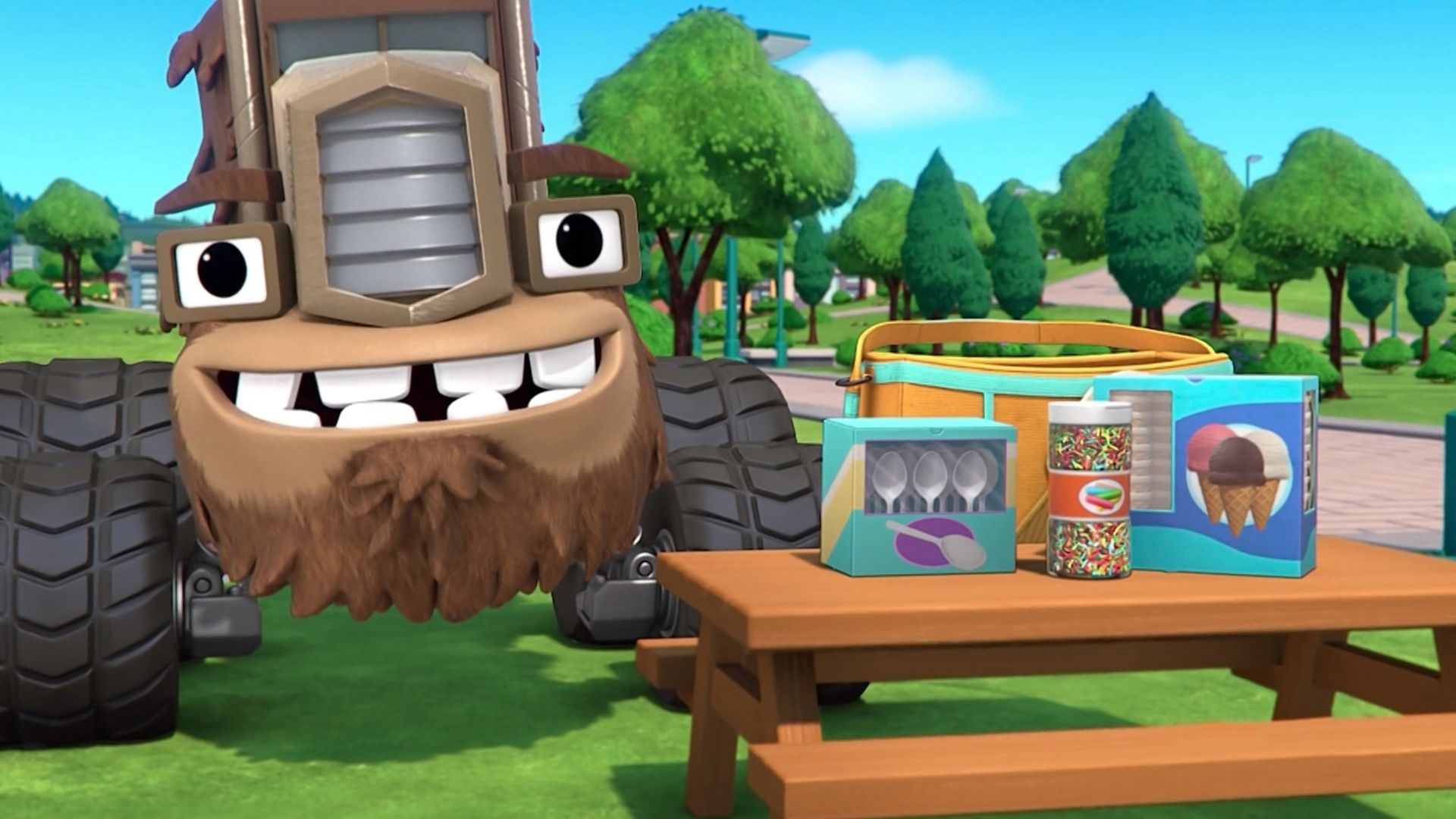 Die Eiscreme-Monstermaschine