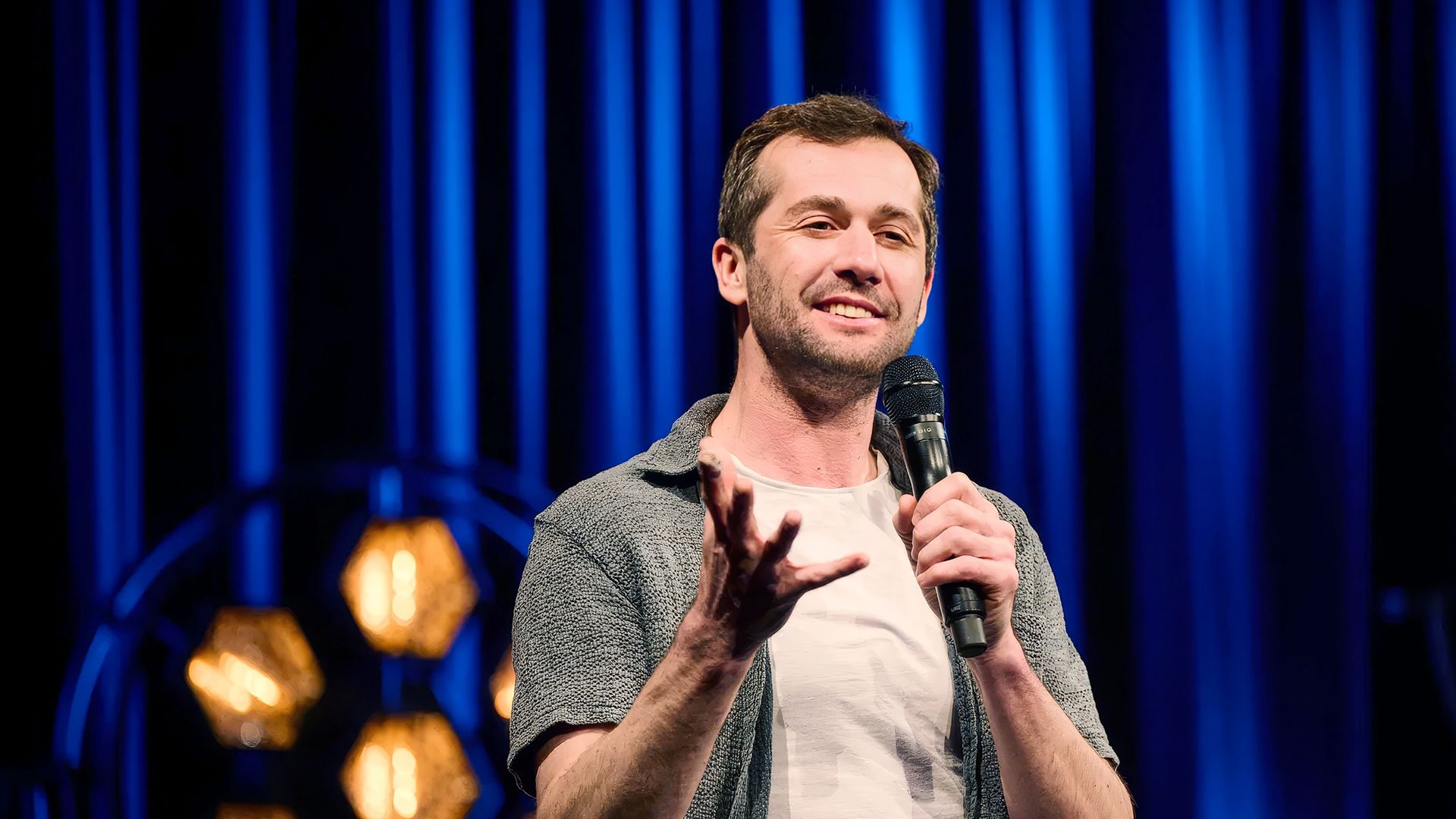 "Ja!": Stefan Leonhardsberger mit seinem ersten Comedy-Solo