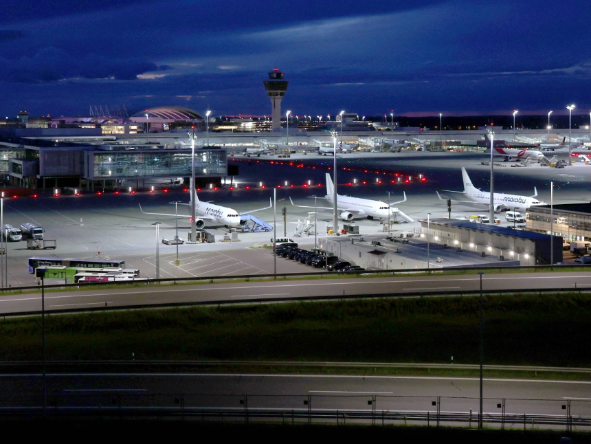 Wegen Drohnen: Flughafen München gesperrt