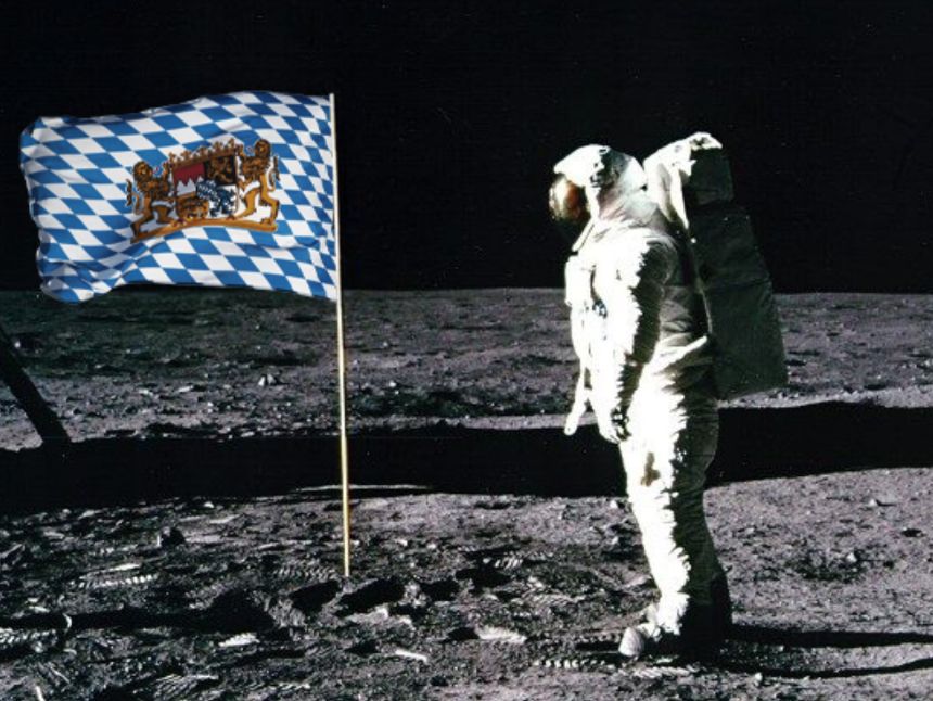 Söder träumt mit Bayern vom Mond