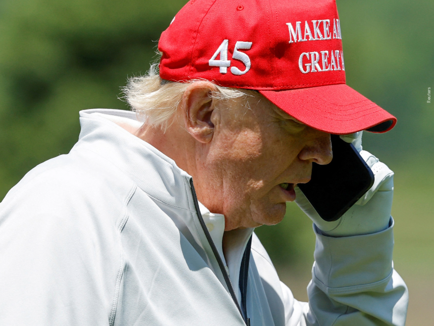 Trump nutzt privates Handy im Dienst