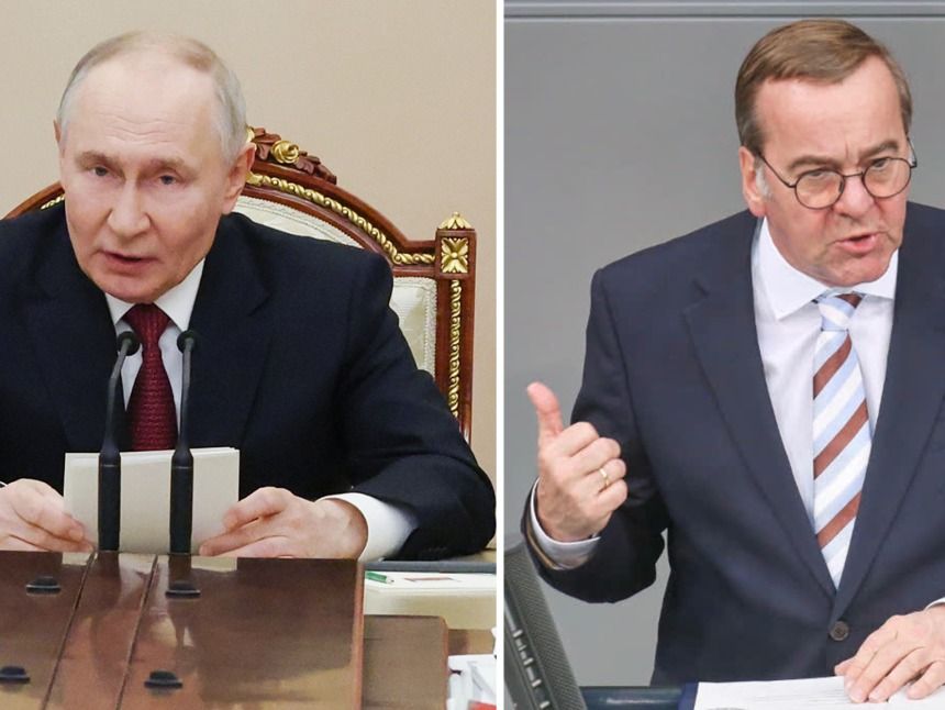 Pistorius attackiert Putin scharf