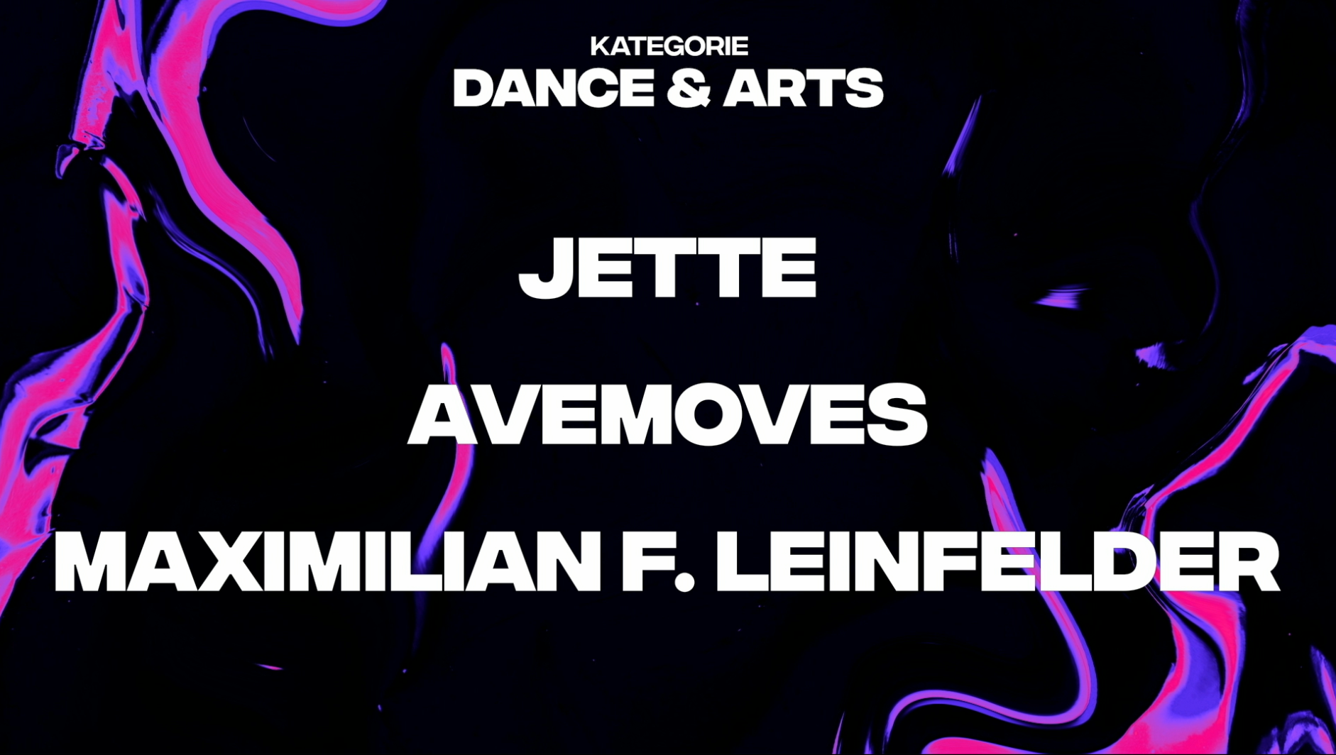 Dance & Arts Award