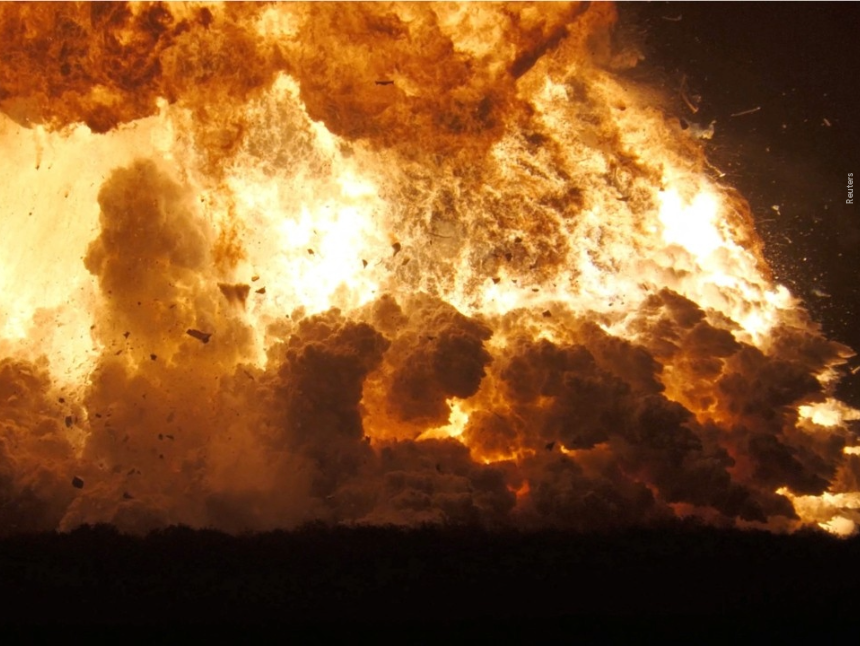 Gigantische Explosion von Starship-Rakete