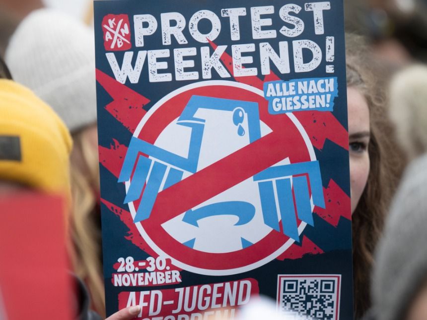 Proteste gegen AfD-Jugend