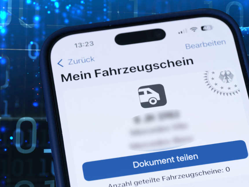 Fahrzeugschein ab jetzt in der App